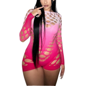 Pink Panther Fishnet Set