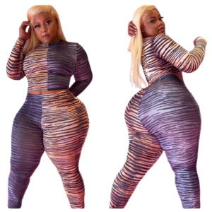 PINK N PURPLE STRIPES SET